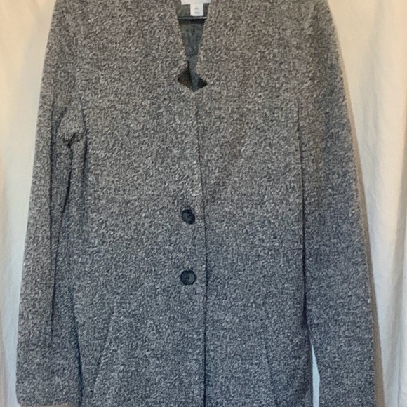 Old Navy Gray Sweater Coat Jacket Small tall size 4 or 6 - Picture 1 of 4